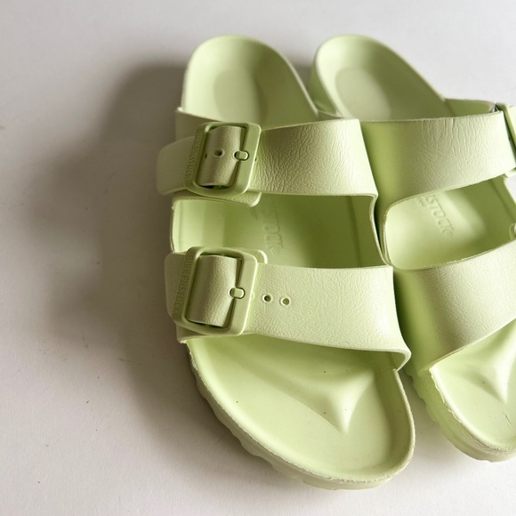 Birkenstock Arizona Eva Light Green Vinyl Slide Sandals size EUR 39, US 8.5 - Picture 5 of 13